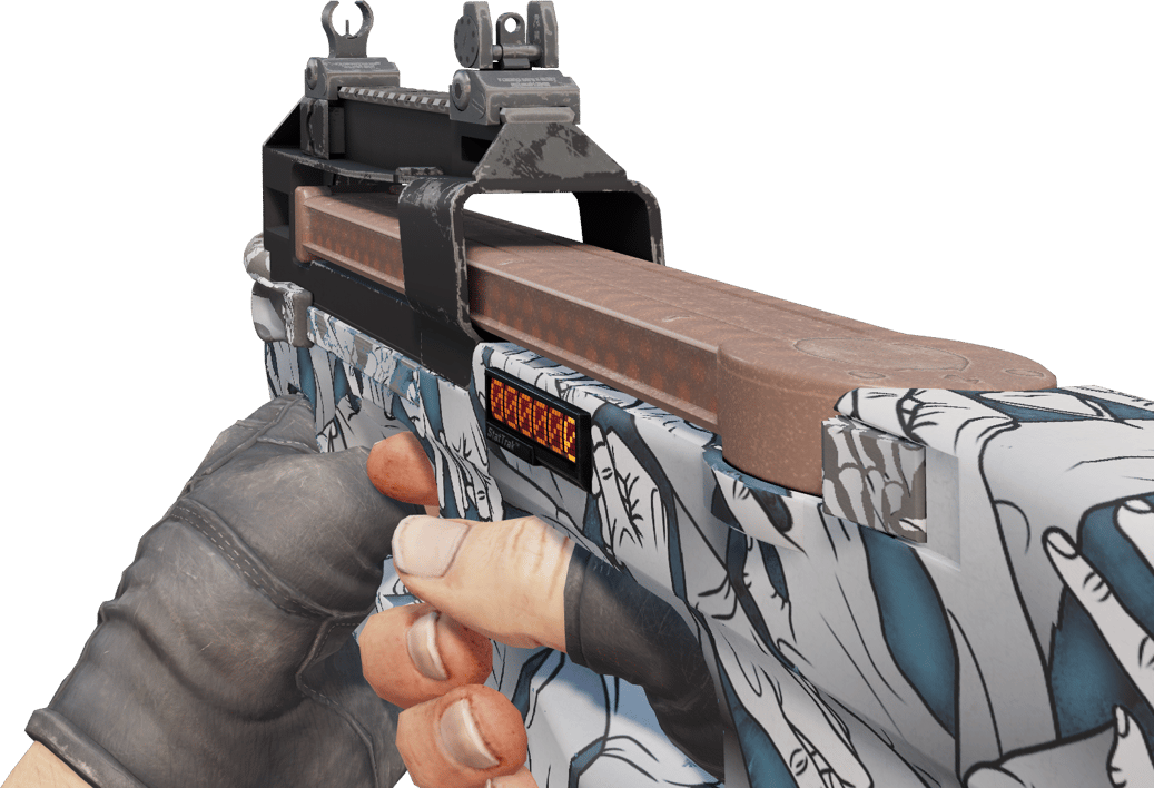 Preview image 3 of StatTrak™ P90 | 죽음의 손아귀 (거의 깨끗한)