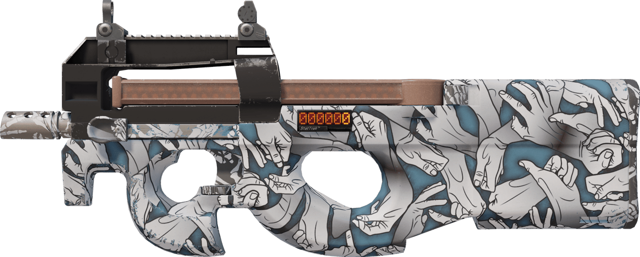 Preview image 1 of StatTrak™ P90 | 죽음의 손아귀 (거의 깨끗한)