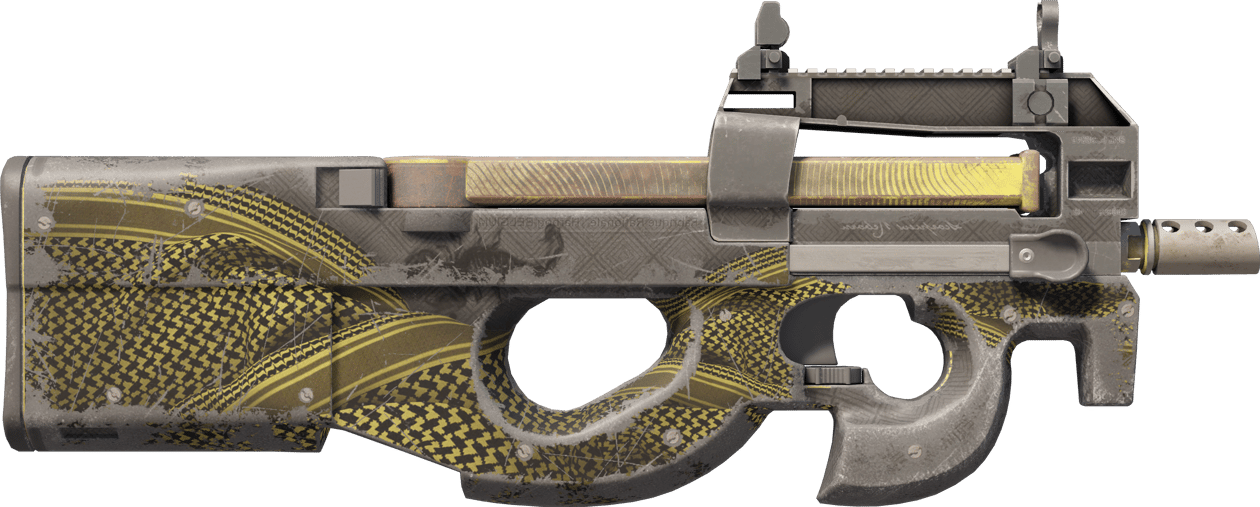 Preview image 2 of StatTrak™ P90 | Guerre désertique (Usée)