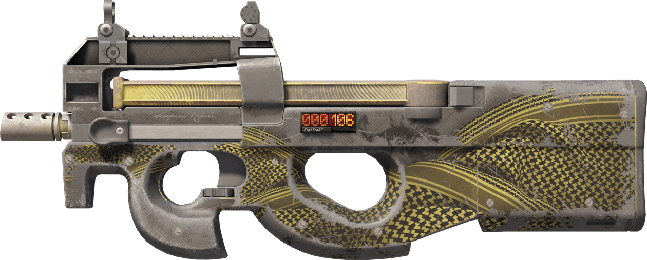 Preview image 1 of StatTrak™ P90 | Guerre désertique (Usée)