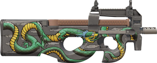 Preview image 2 of StatTrak™ P90 | 청룡 (거의 깨끗한)