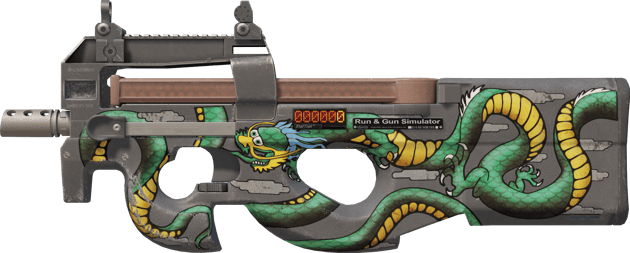 StatTrak™ P90 | 청룡 (거의 깨끗한)