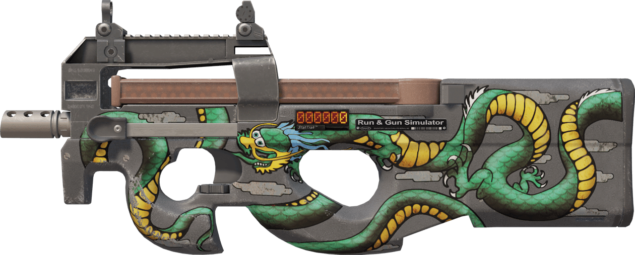 Preview image 1 of StatTrak™ P90 | 청룡 (거의 깨끗한)