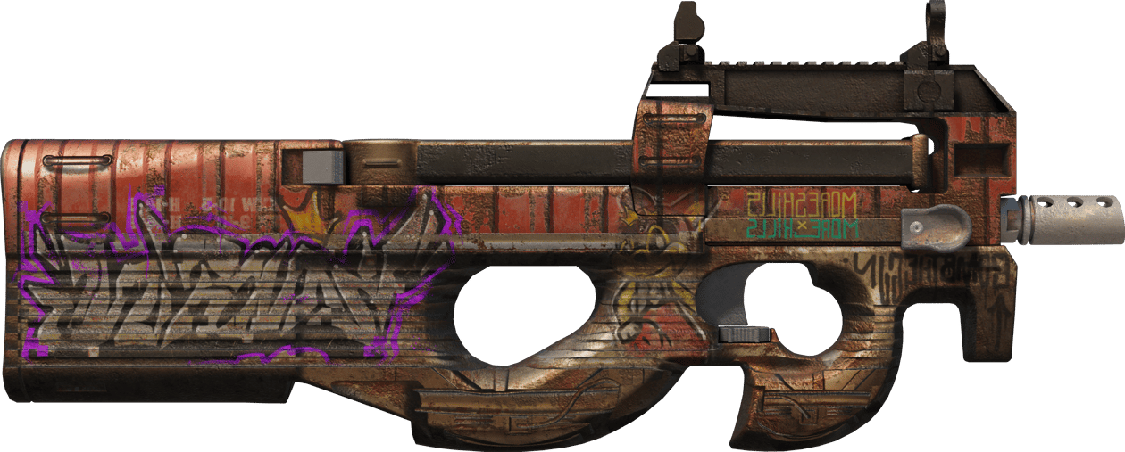 Preview image 2 of StatTrak™ P90 | Freight (Segnato dalle battaglie)