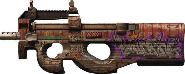 StatTrak™ P90 | 화물 열차 (현장에서 쓰인)