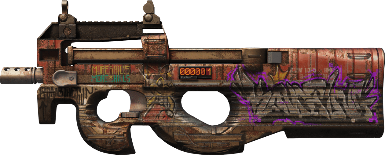 Preview image 1 of StatTrak™ P90 | Rahti (Käytössä kokeiltu)