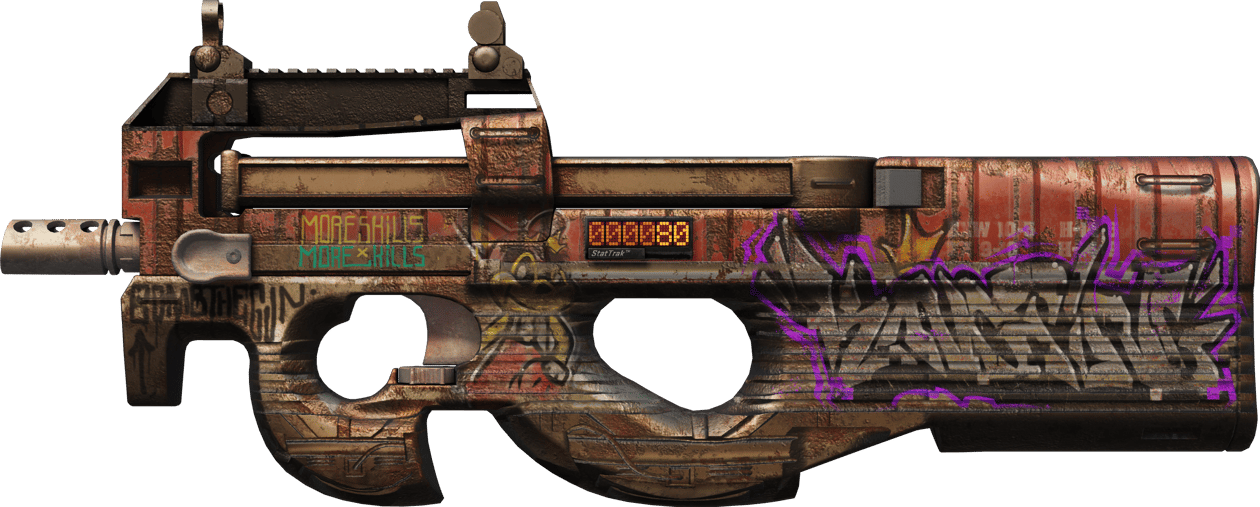 Preview image 1 of StatTrak™ P90 | 集装箱 (略有磨损)