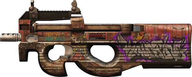 StatTrak™ P90 | 集装箱 (破损不堪)