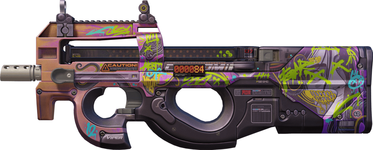 Preview image 1 of StatTrak™ P90 | Neoqueen (Testato sul campo)