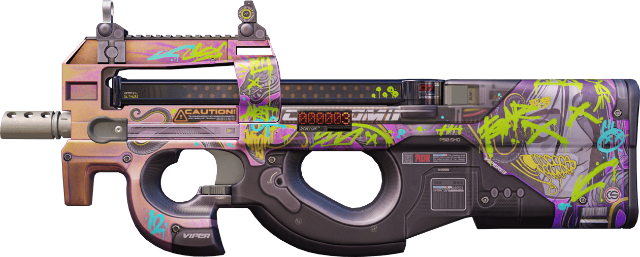 Preview image 1 of StatTrak™ P90 | Neoqueen (มีรอยถลอกเล็กน้อย)