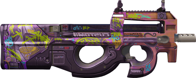 Preview image 2 of StatTrak™ P90 | Neoqueen (Well-Worn)