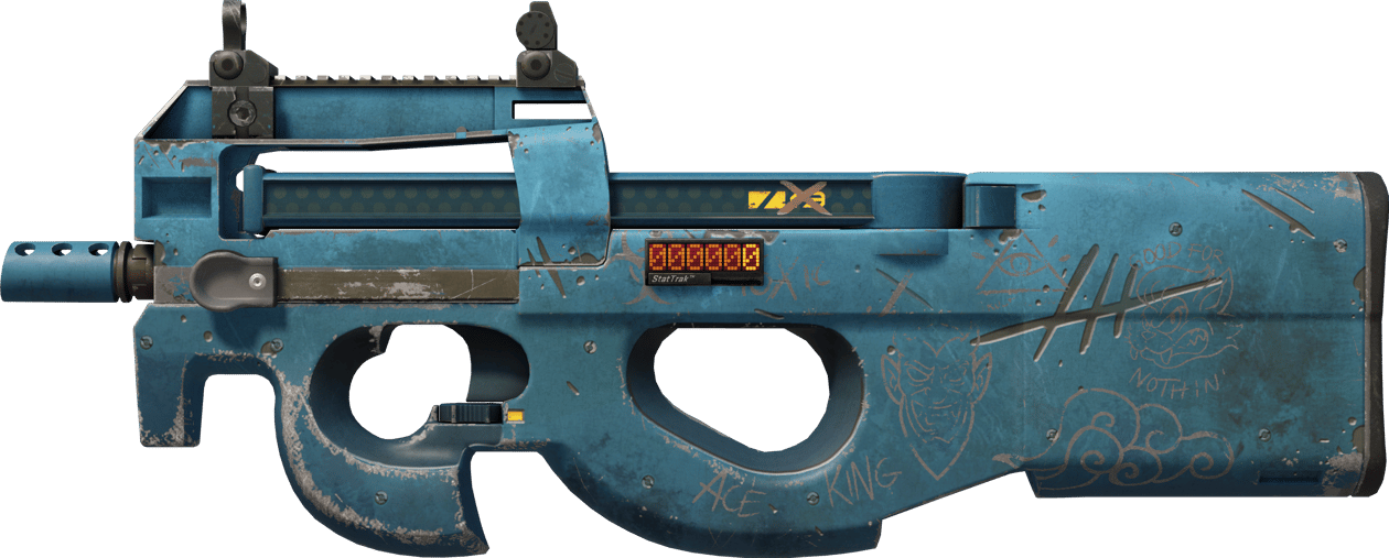 Preview image 1 of StatTrak™ P90 | Off World (มีรอยถลอกอย่างมาก)
