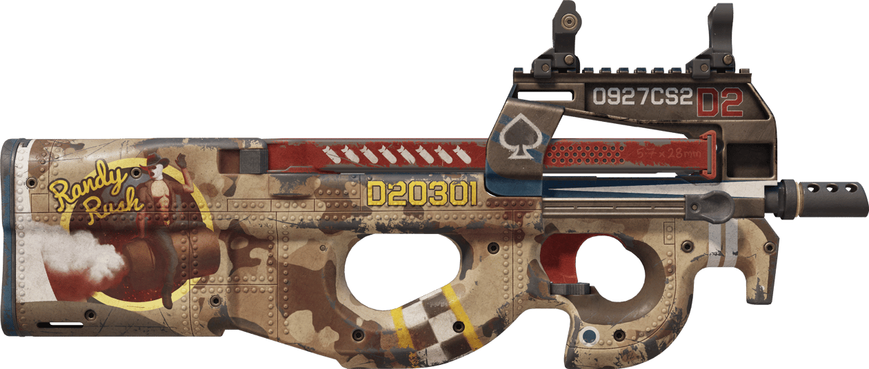 Preview image 2 of StatTrak™ P90 | Randy Rush (Kampfspuren)