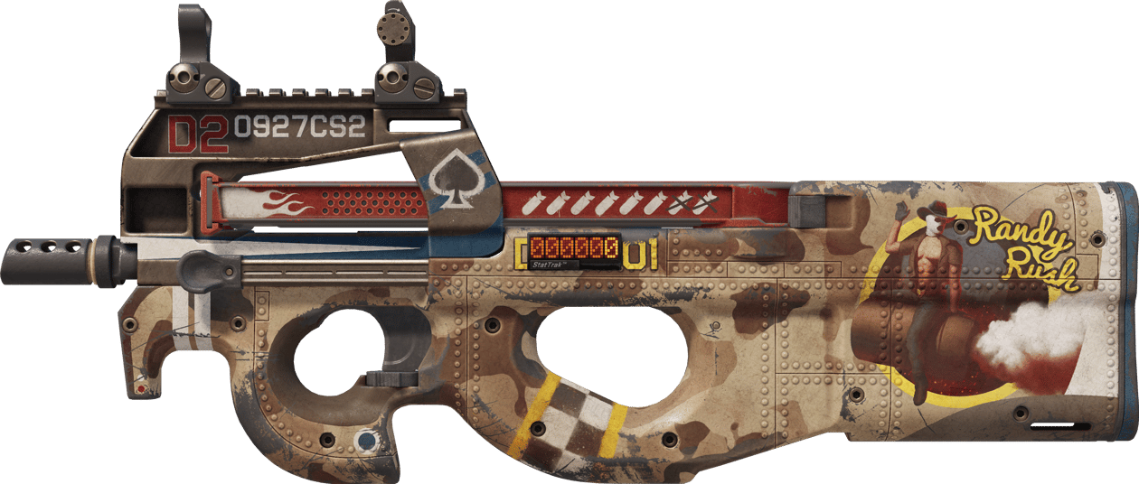 Preview image 1 of StatTrak™ P90 | Randy Rush (Kampfspuren)