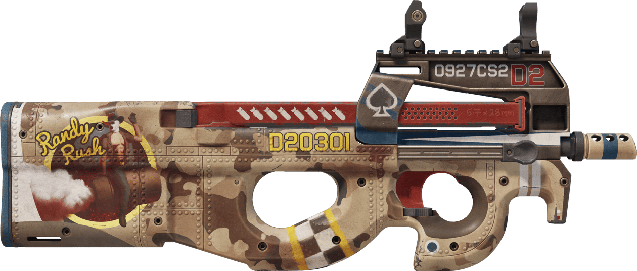 Preview image 2 of StatTrak™ P90 | Randy Rush (Einsatzerprobt)