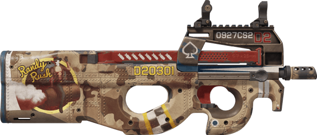 Preview image 2 of StatTrak™ P90 | Randy Rush (Abgenutzt)