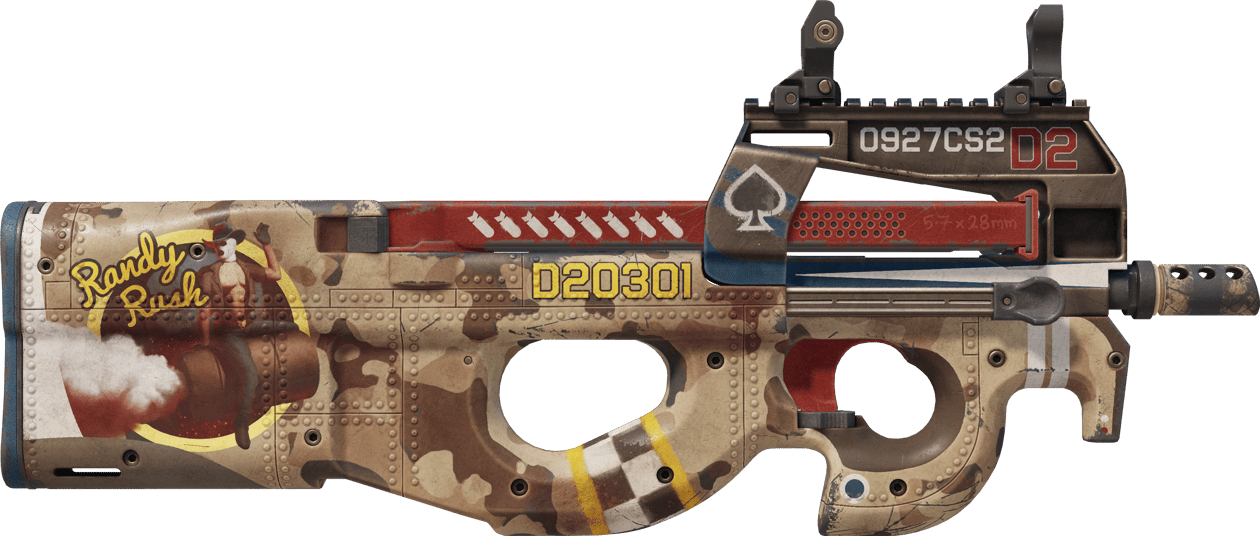 Preview image 2 of StatTrak™ P90 | Randy Rush (Consumato)
