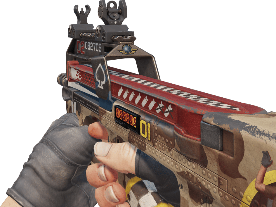 Preview image 3 of StatTrak™ P90 | Randy Rush (Consumato)