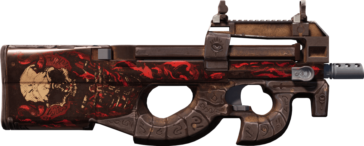 Preview image 2 of StatTrak™ P90 | Shallow Grave (มีรอยถลอกอย่างมาก)