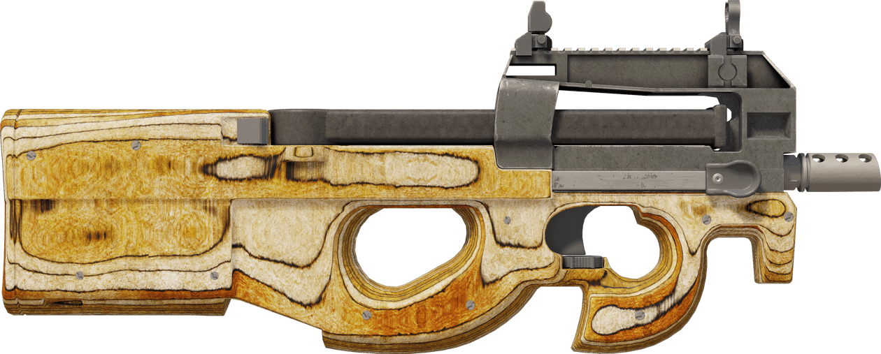 Preview image 2 of StatTrak™ P90 | Hölzern (Kampfspuren)