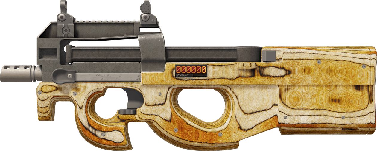 Preview image 1 of StatTrak™ P90 | Hölzern (Kampfspuren)