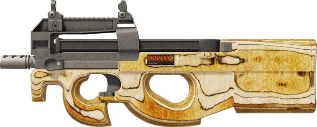 StatTrak™ P90 | Shapewood (มีรอยถลอกเล็กน้อย)