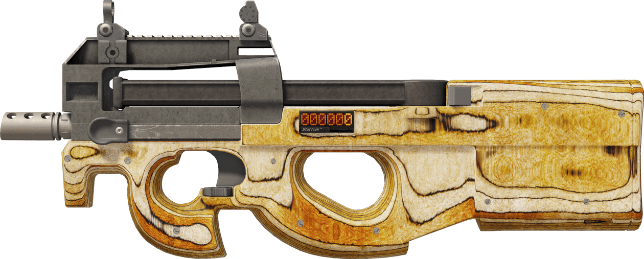 Preview image 1 of StatTrak™ P90 | Shapewood (Well-Worn)