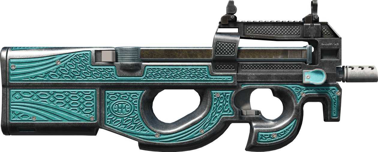 Preview image 2 of StatTrak™ P90 | 收縮紋 (戰痕累累)