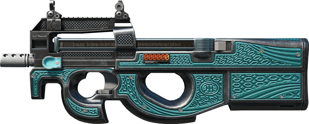 Preview image 1 of StatTrak™ P90 | Traction (Testado no Terreno)