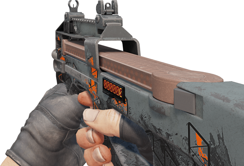 Preview image 3 of StatTrak™ P90 | Trigon (มีรอยถลอกอย่างมาก)