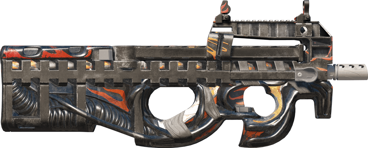 Preview image 2 of StatTrak™ P90 | Gas a fondo (Deplorable)