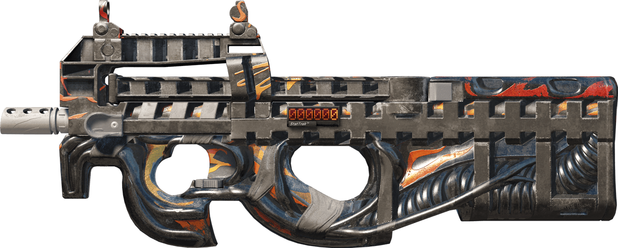 Preview image 1 of StatTrak™ P90 | Gas a fondo (Deplorable)