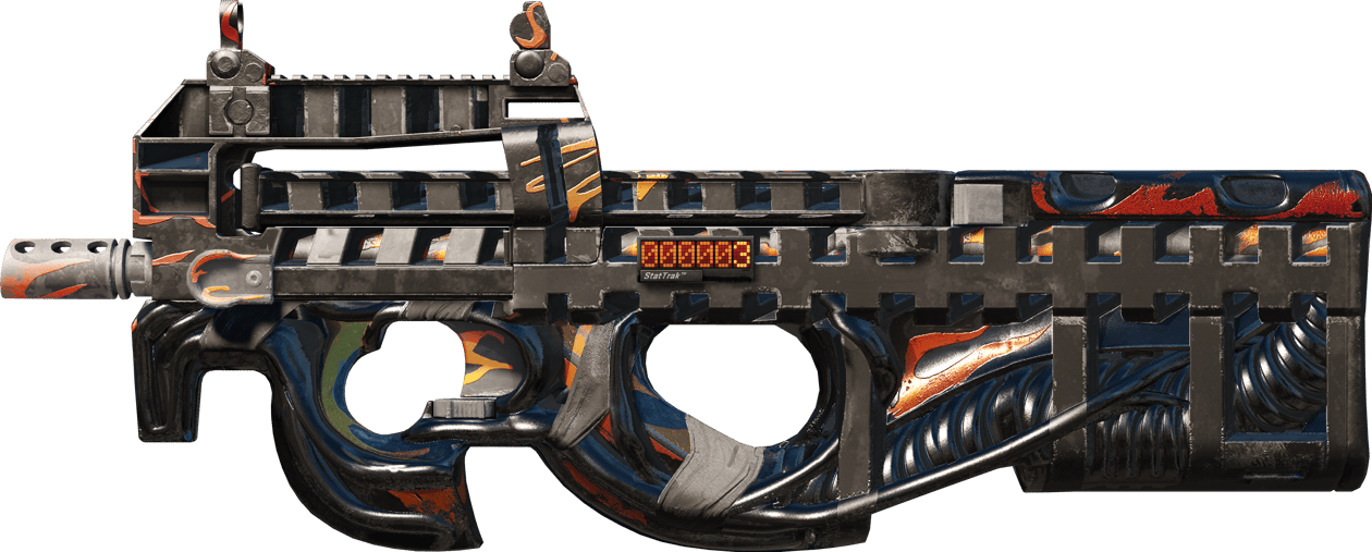 Preview image 1 of StatTrak™ P90 | Gas a fondo (Casi nuevo)