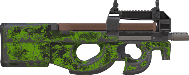 Preview image 2 of StatTrak™ P90 | Virus (Battle-Scarred)