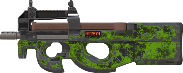 StatTrak™ P90 | Virus (Battle-Scarred)