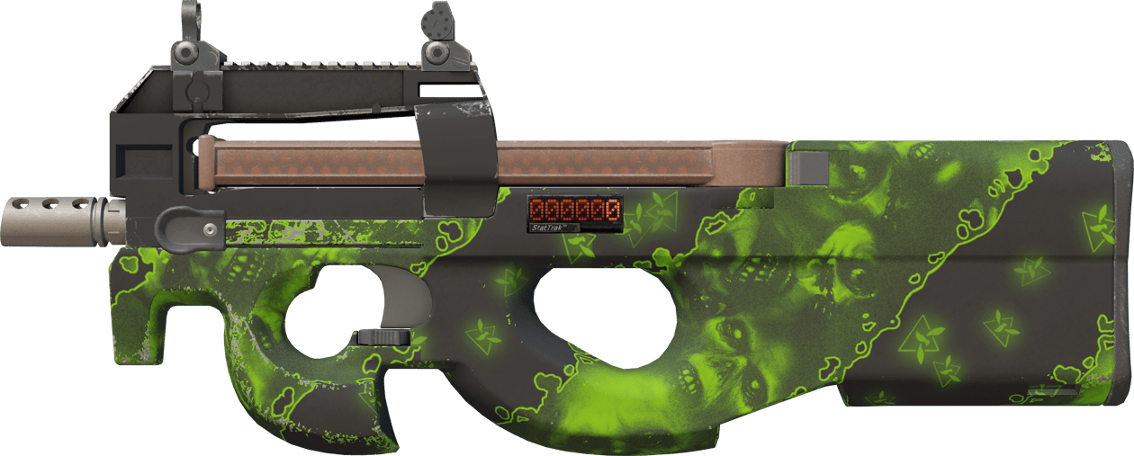 Preview image 1 of StatTrak™ P90 | Virus (Factory New)