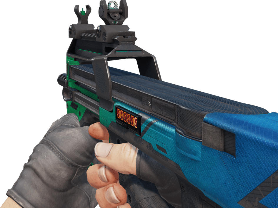 Preview image 3 of StatTrak™ P90 | Wave Breaker (Segnato dalle battaglie)