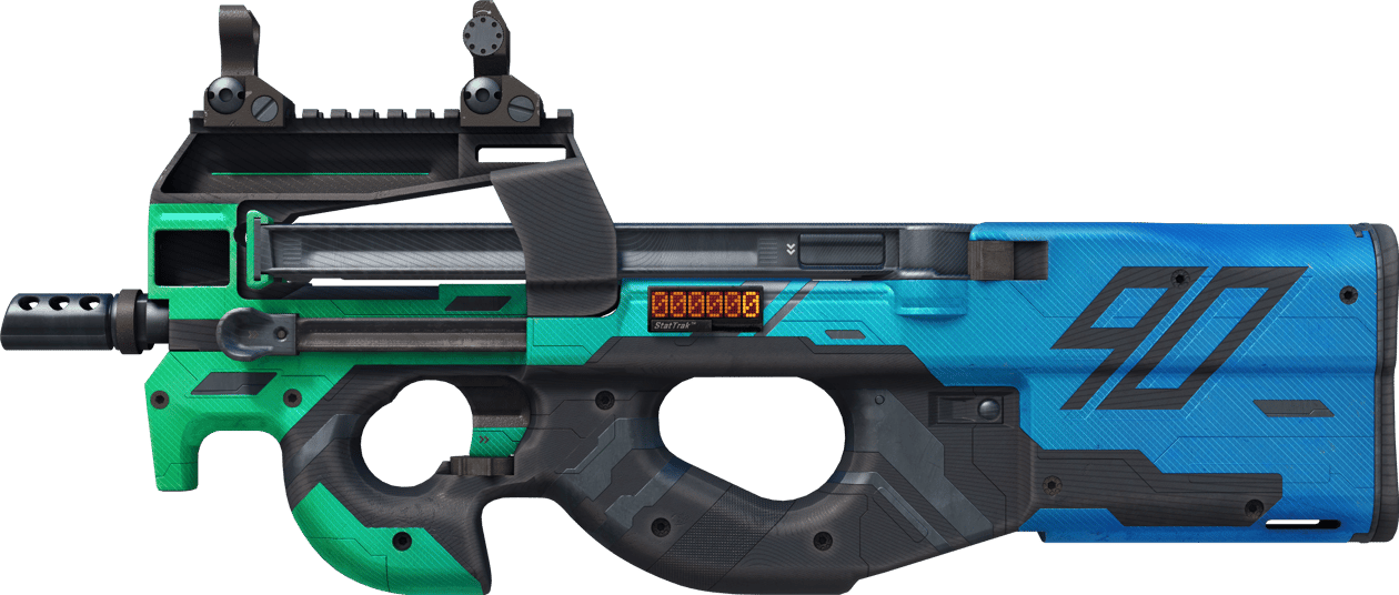 Preview image 1 of StatTrak™ P90 | Wave Breaker (Nuovo di fabbrica)