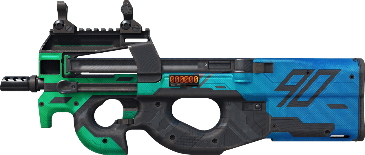 Preview image 1 of StatTrak™ P90 | Rompeolas (Algo desgastado)