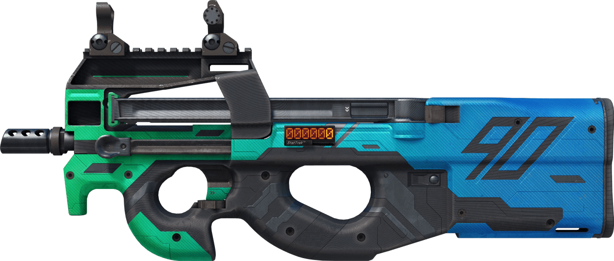 Preview image 1 of StatTrak™ P90 | Wave Breaker (新品同様)