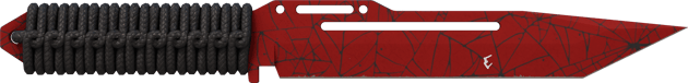 ★ StatTrak™ Nóż paracord | Szkarłatna sieć (lekkie zużycie)