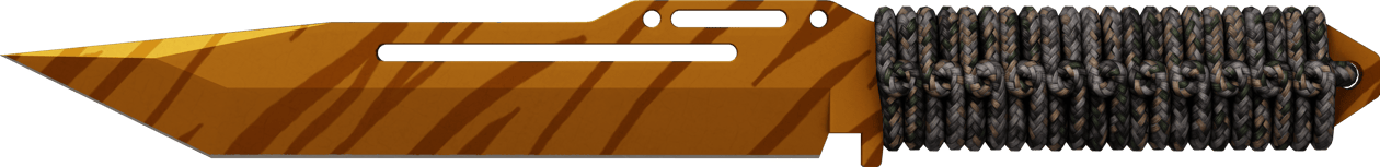 Preview image 2 of ★ StatTrak™ Paraşüt Kordonu Saplı Bıçak | Kaplan Dişi (Fabrikadan Yeni Çıkmış)