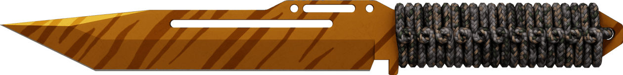 Preview image 2 of ★ StatTrak™ Paraşüt Kordonu Saplı Bıçak | Kaplan Dişi (Az Aşınmış)