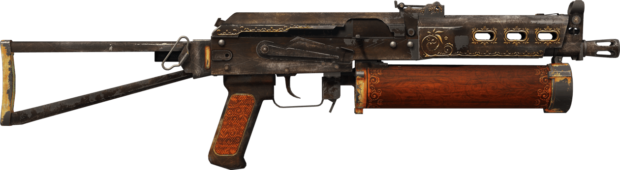 Preview image 2 of StatTrak™ PP-Bizon | Antique (Testado no Terreno)