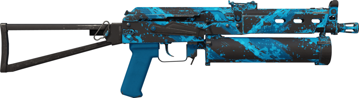 Preview image 2 of StatTrak™ PP-Bizon | Blue Streak (FT - Qua thực chiến)
