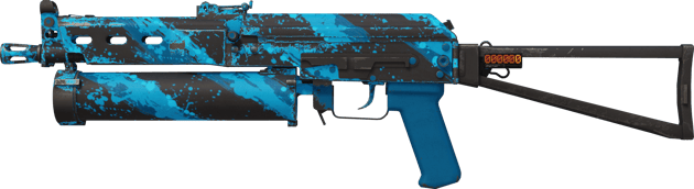 StatTrak™ PP-Bizon | 藍紋 (戰場實測)