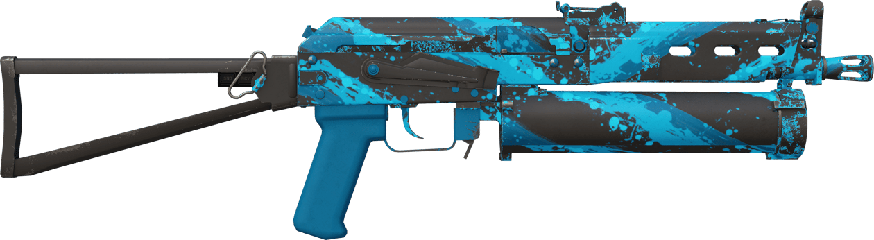 Preview image 2 of StatTrak™ PP-Bizon | Blue Streak (Minimal Wear)