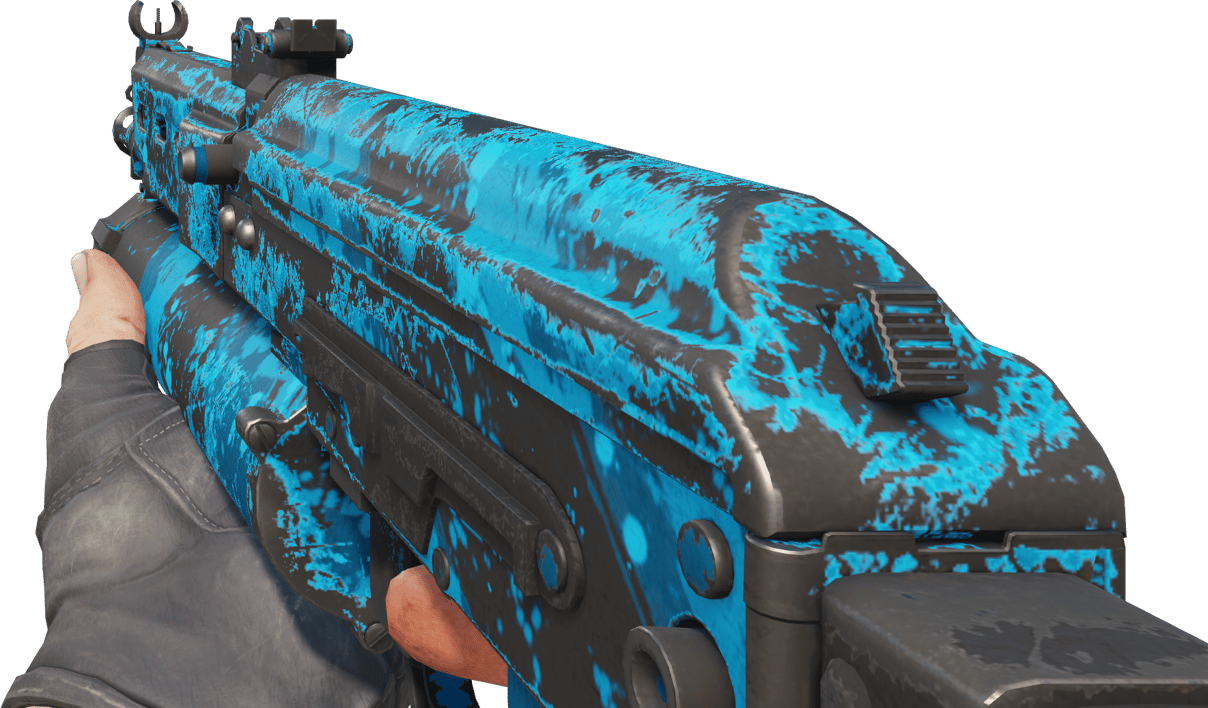 Preview image 3 of StatTrak™ PP-Bizon | Blue Streak (WW - Khá mòn)