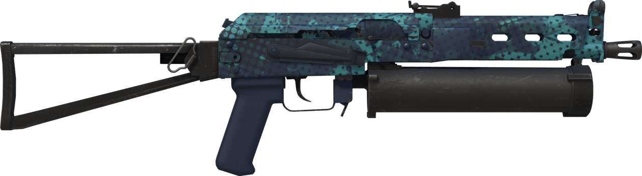 Preview image 2 of StatTrak™ PP-Bizon | Koboltinsininen rasteri (Suoraan tehtaalta)