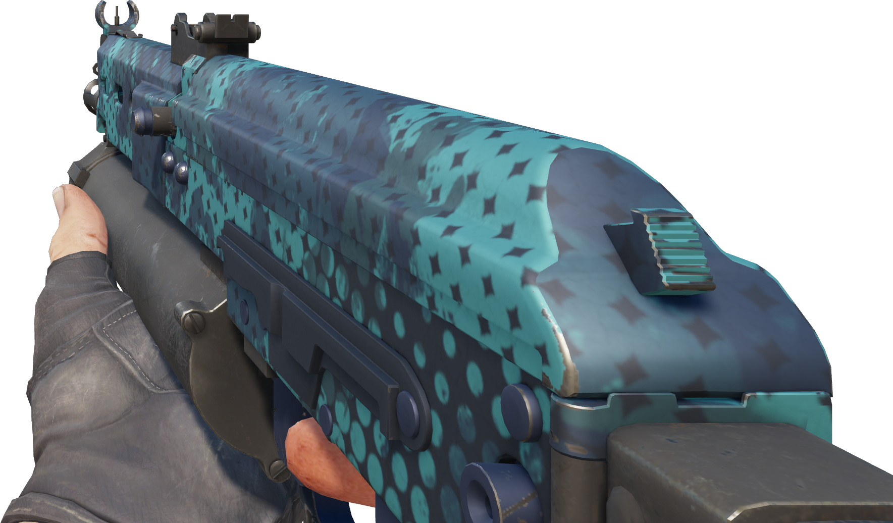 Preview image 4 of StatTrak™ PP-Bizon | Cobalt Halftone (Factory New)